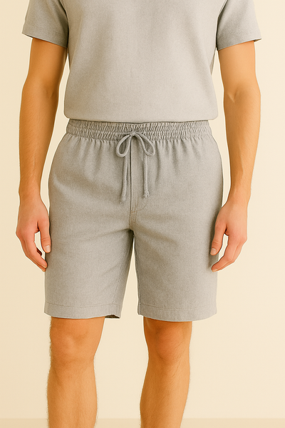 kurze Leinenhose