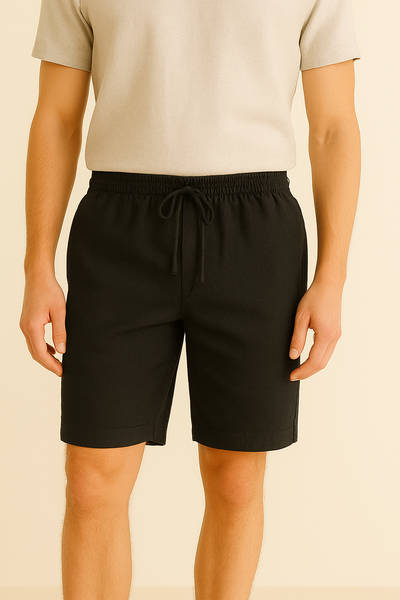 kurze Leinenhose