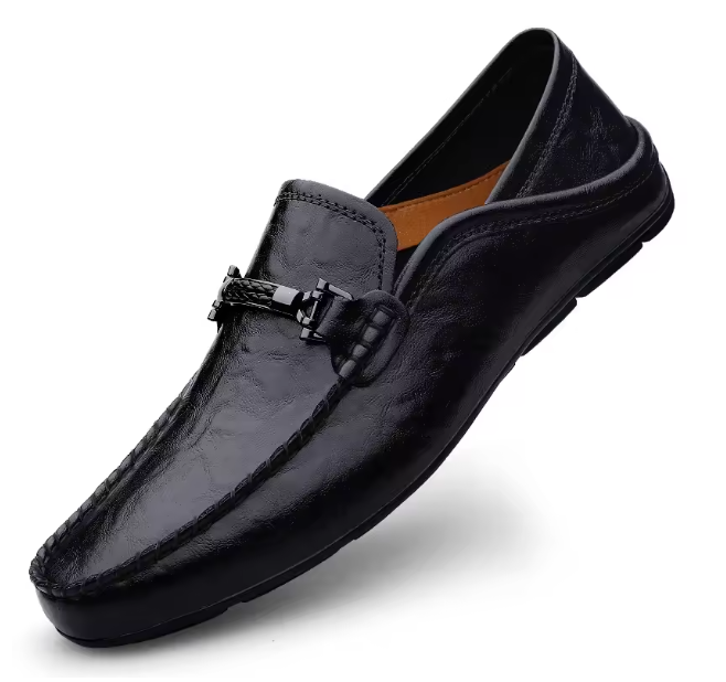 Italenische Leder Loafer