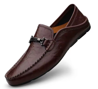 Italenische Leder Loafer