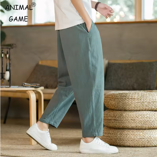 Baumwollhose mit Relaxed Fit