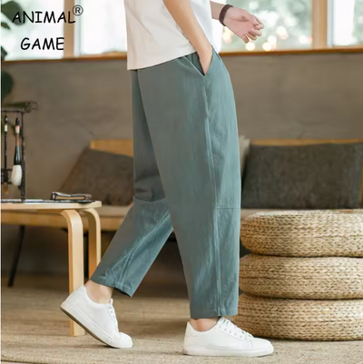 Baumwollhose mit Relaxed Fit
